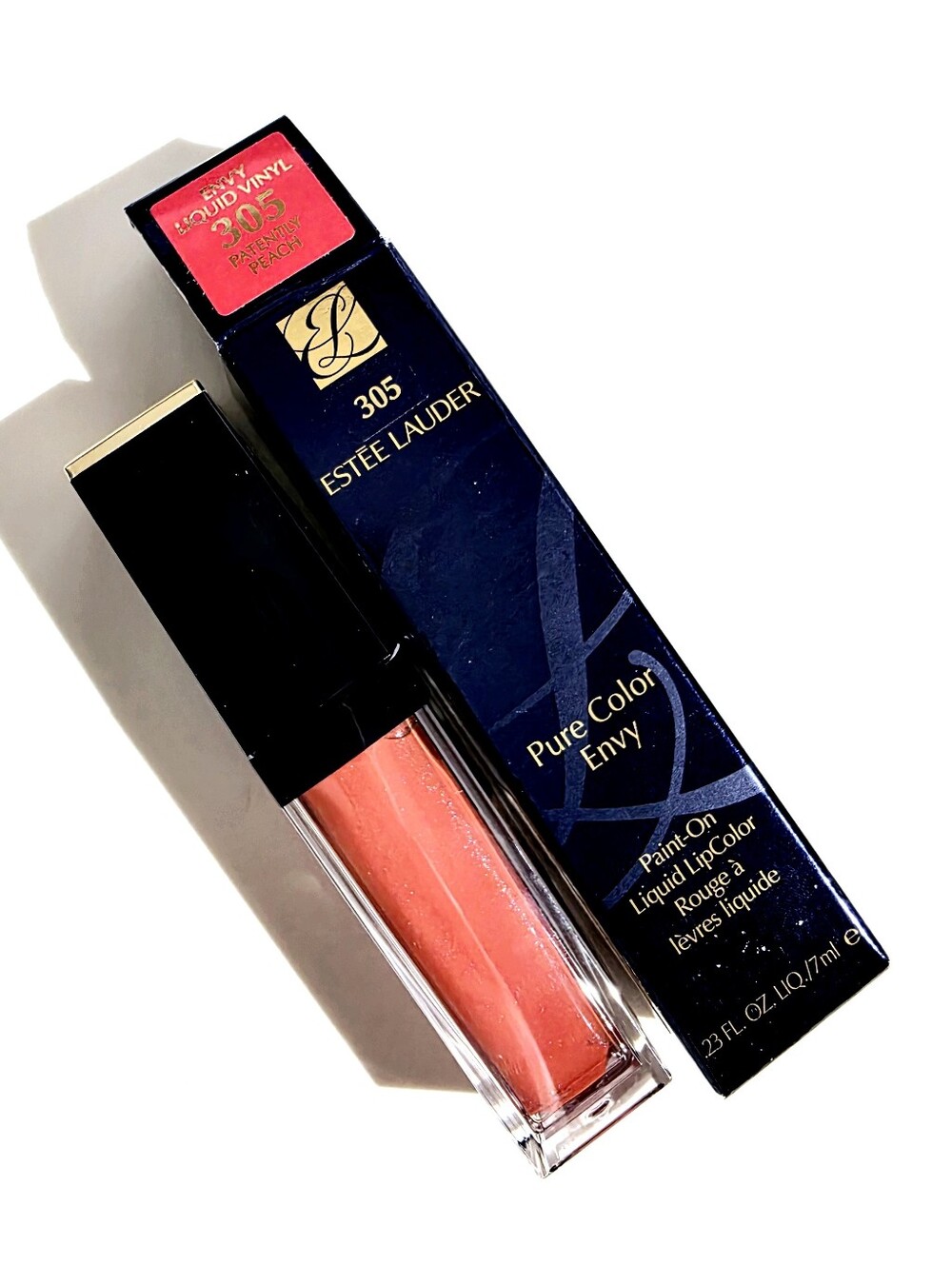 Estee Lauder Pure Color Envy Paint-On Liquid Vinyl Lipstick # 305 Patently Peach
